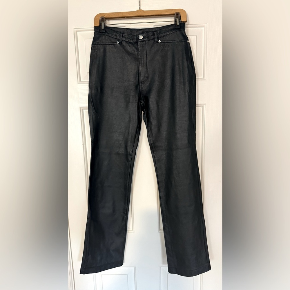 NWT Women’s Black Faux Leather Pants